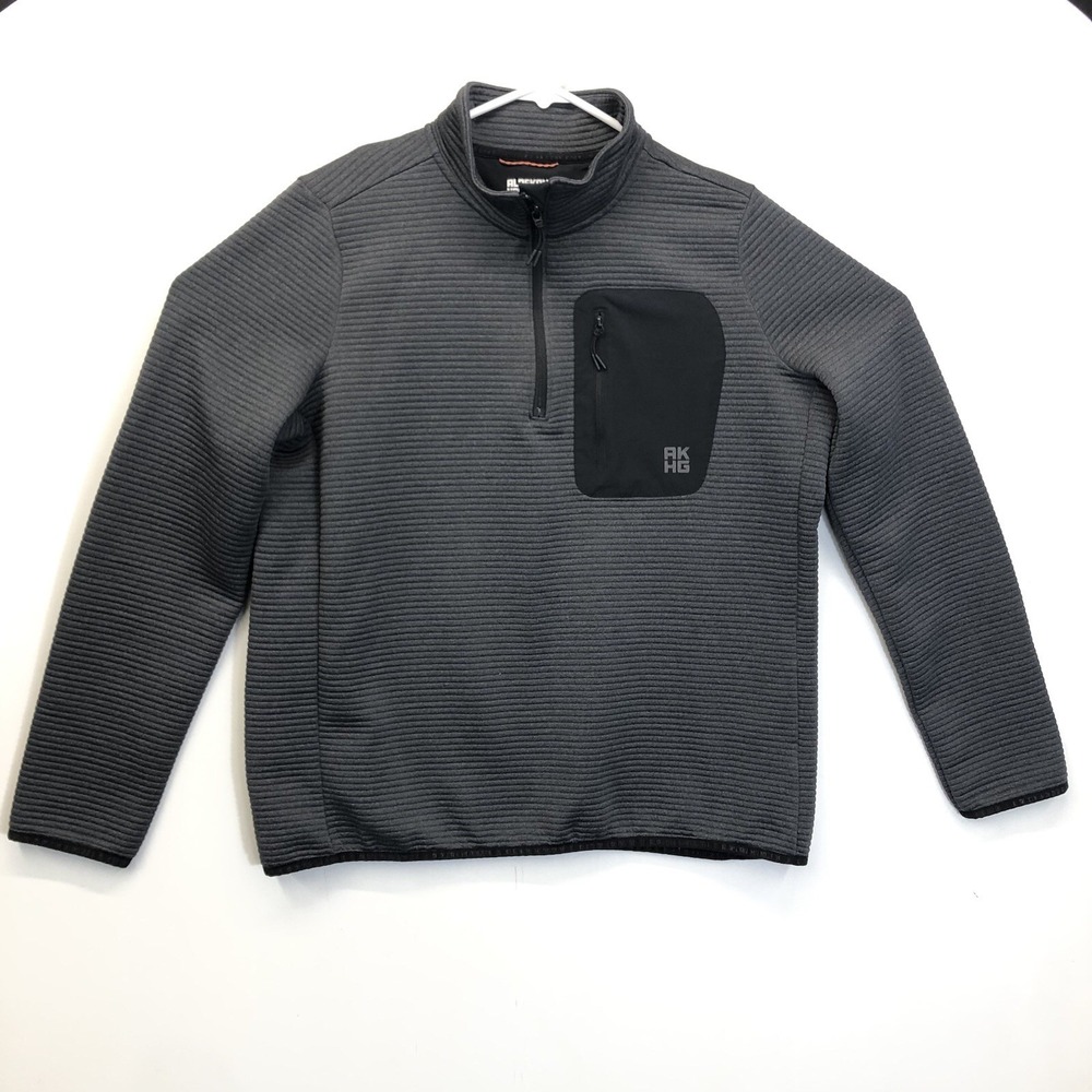 Alaskan Hardgear Duluth Sweatshirt Thermal Mens L Ribbed 1/4 Zip 3713 CGE